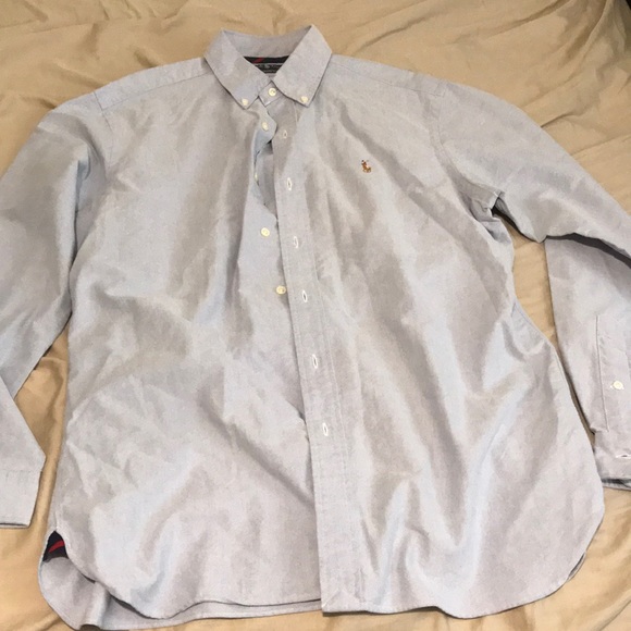 Mens Ralph Lauren Polo Shirt button up L - Picture 1 of 4